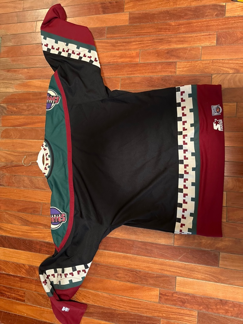 STARTER Green Cream Maroon Hockey Collar with Woven Trim - Picture 5 of 6
